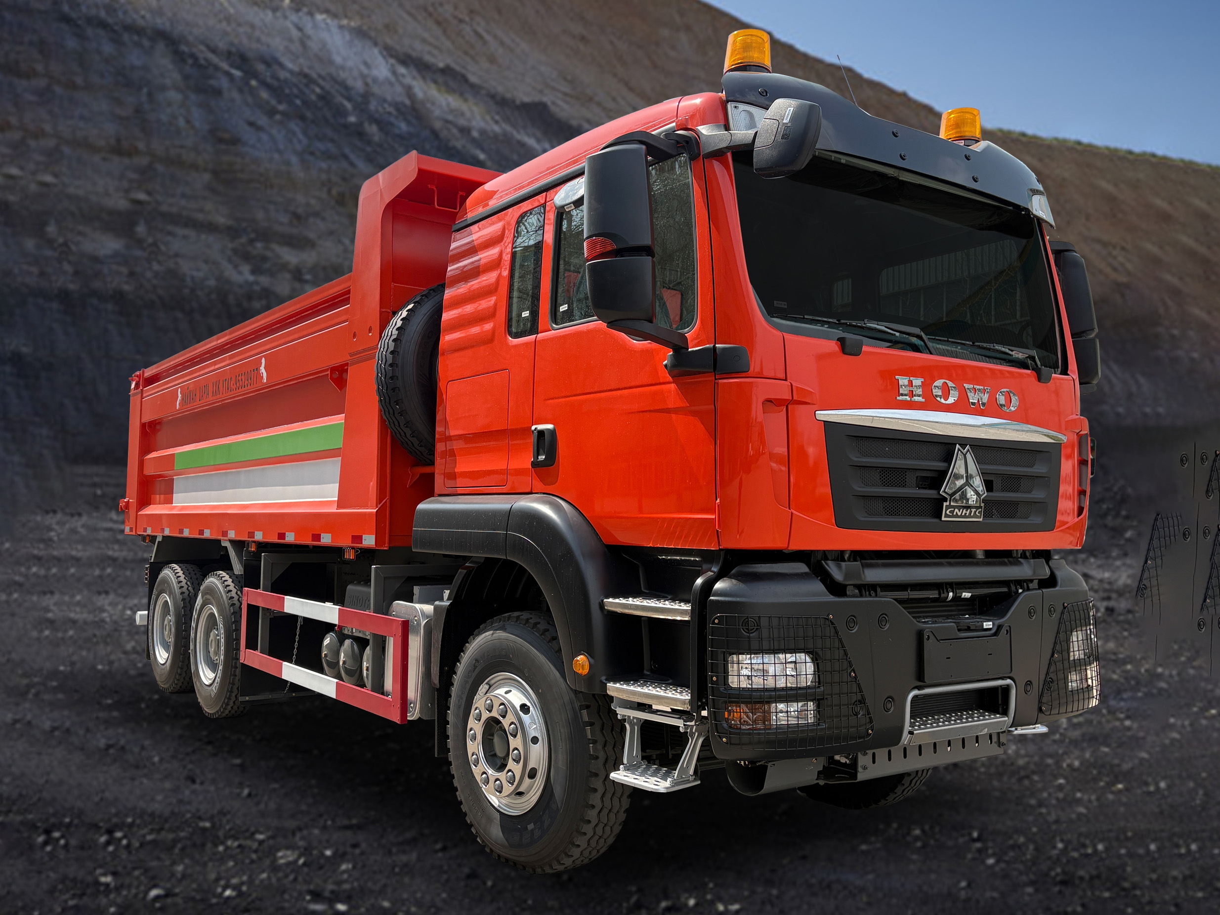 重汽五岳自卸車海外版